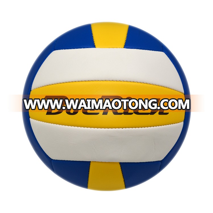 Official Size Weight Machine Stitched PVC Ball Volleyball